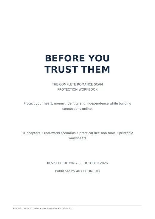 Before You Trust Them workbook cover